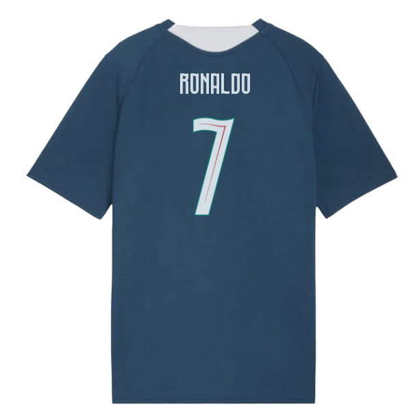 2026-2027 Portugal Training Jersey (Ocean Tropic) - Kids (Ronaldo 7)-SoccerKits Hub | Buy Soccer Jerseys Online